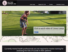 Tablet Screenshot of helpfindlinnea.org